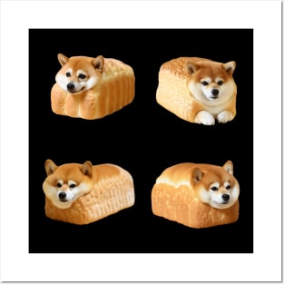 Army of Loaf Bread Shiba Inu Posters and Art